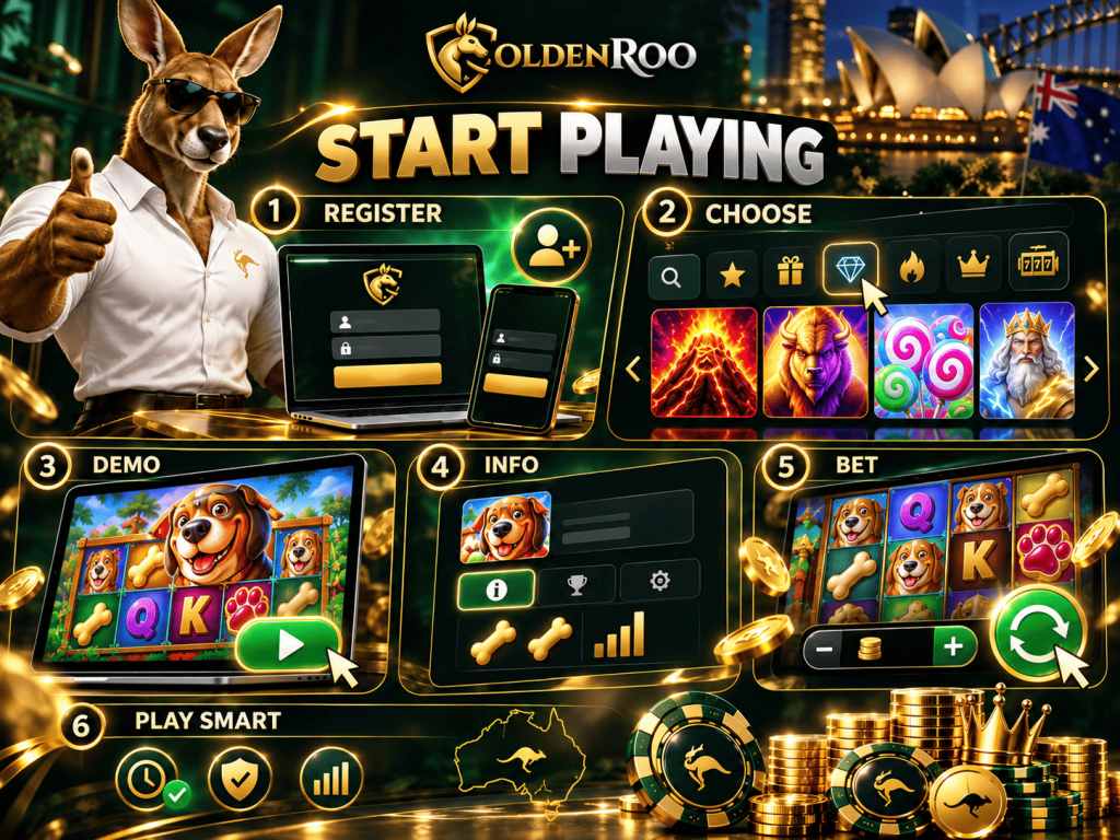 GoldenRoo Casino Start Playing